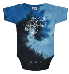 Baby Shoogie Tie Dye Onesie -Puff Ink