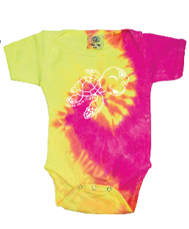 Baby Shoogie Tie Dye Onesie -Puff Ink